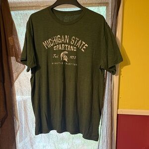 Men’s Pro Edge Green Michigan State Tee Size 3XL